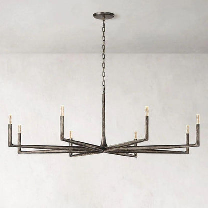 Thadeus Round Chandelier 72” - Dawn Lamps