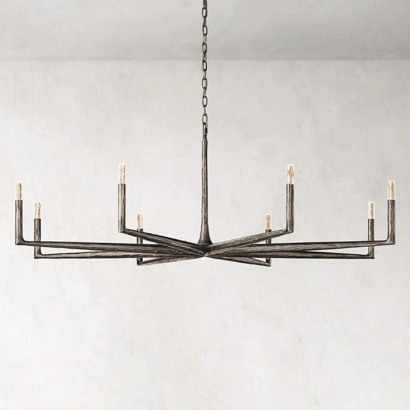 Thadeus Round Chandelier 72” - Dawn Lamps