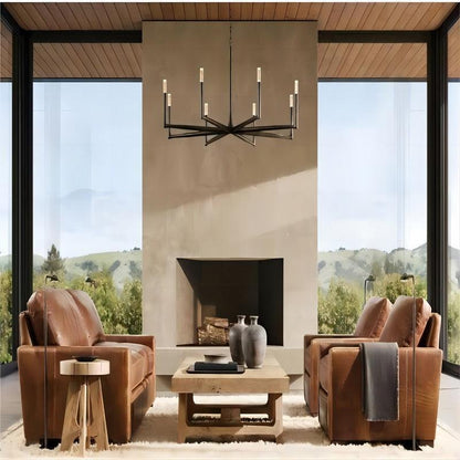 Thadeus Round Chandelier 72” - Dawn Lamps