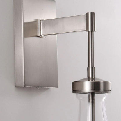 Rain Glass Wall Sconce Rod - Dawn Lamps