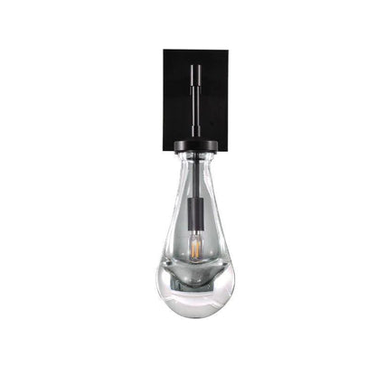 Rain Glass Wall Sconce Rod - Dawn Lamps