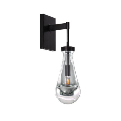 Rain Glass Wall Sconce Rod - Dawn Lamps