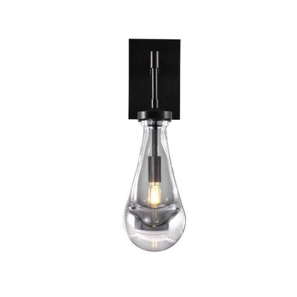 Rain Glass Wall Sconce Rod - Dawn Lamps