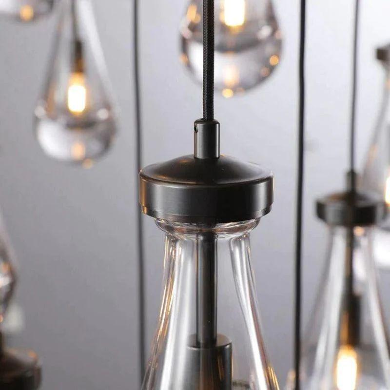 Rain Modern Luxury Round Chandelier 60" - Dawn Lamps