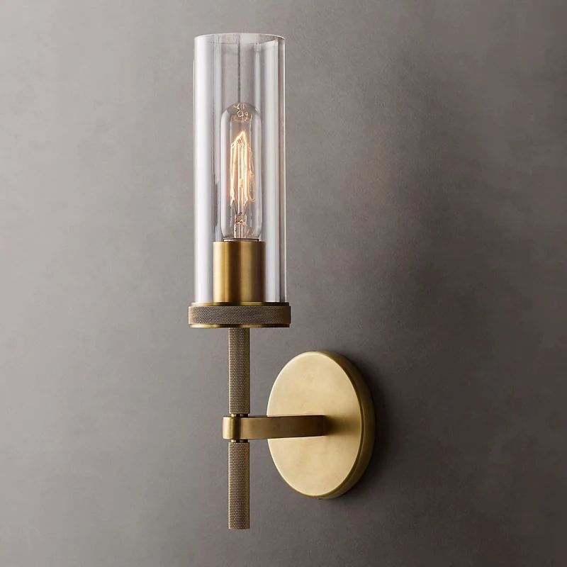 Roval Round Short Wall Sconce-Dawn Lamps