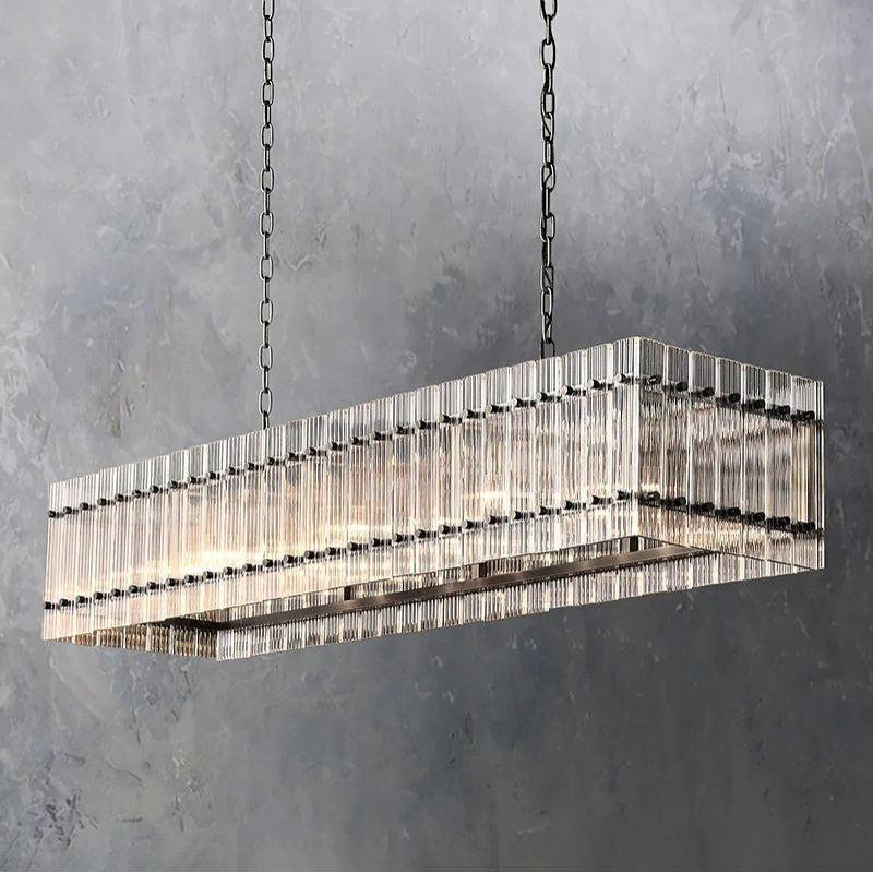 San Marco Rectangular Chandelier 54" - Dawn Lamps