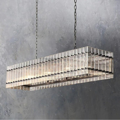 San Marco Rectangular Chandelier 54" - Dawn Lamps