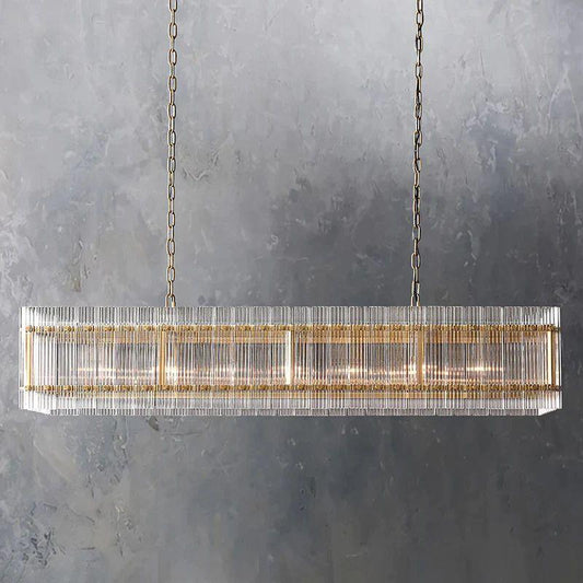 San Marco Rectangular Chandelier 54" - Dawn Lamps