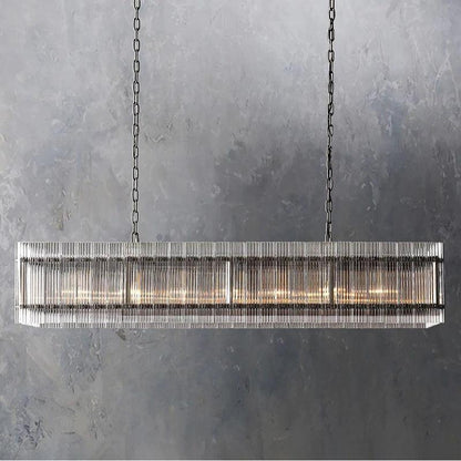 San Marco Rectangular Chandelier 54" - Dawn Lamps