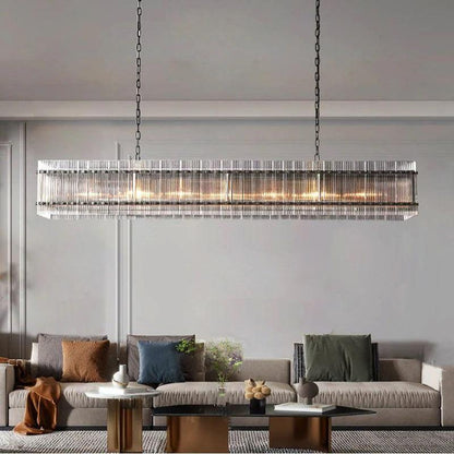 San Marco Rectangular Chandelier 72" - Dawn Lamps