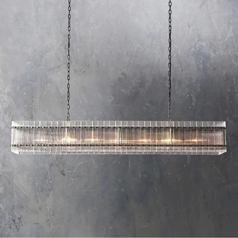 San Marco Rectangular Chandelier 72" - Dawn Lamps