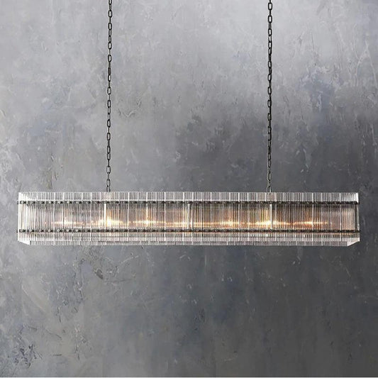 San Marco Rectangular Chandelier 72" - Dawn Lamps