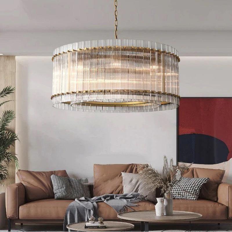 San Marco Round Chandelier 37" - Dawn Lamps
