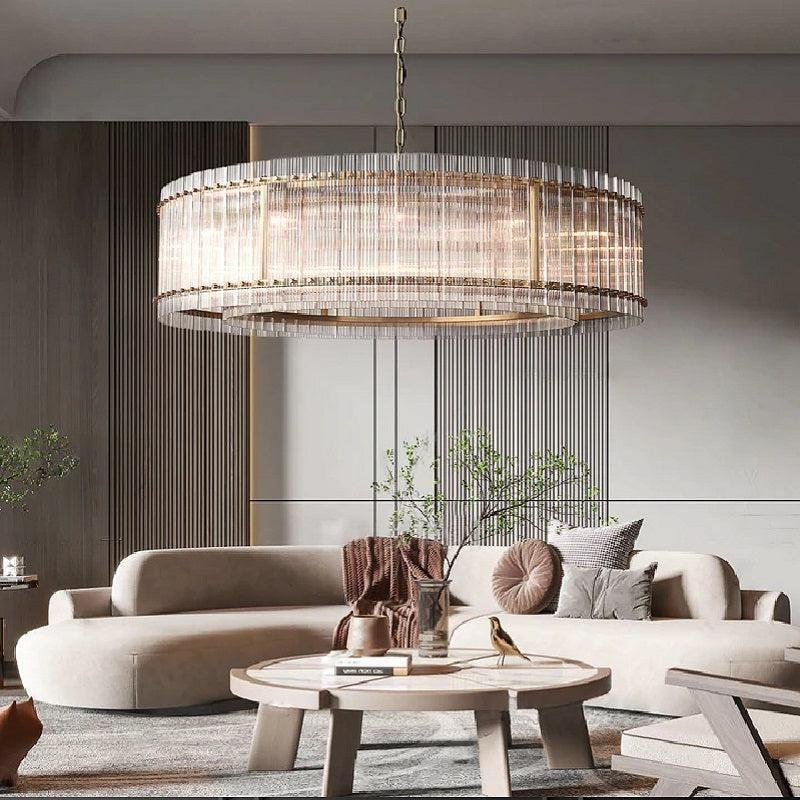 San Marco Round Chandelier 60" - Dawn Lamps