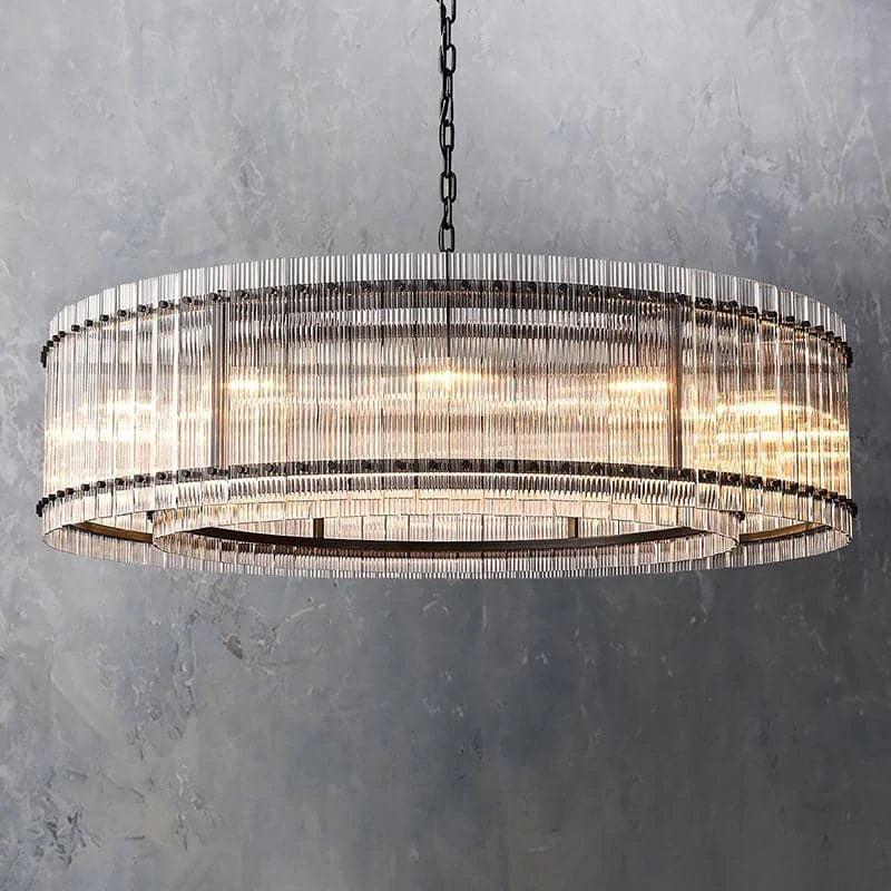 San Marco Round Chandelier 60" - Dawn Lamps