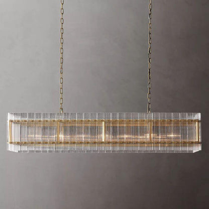 San Marco Rectangular Chandelier 54" - Dawn Lamps