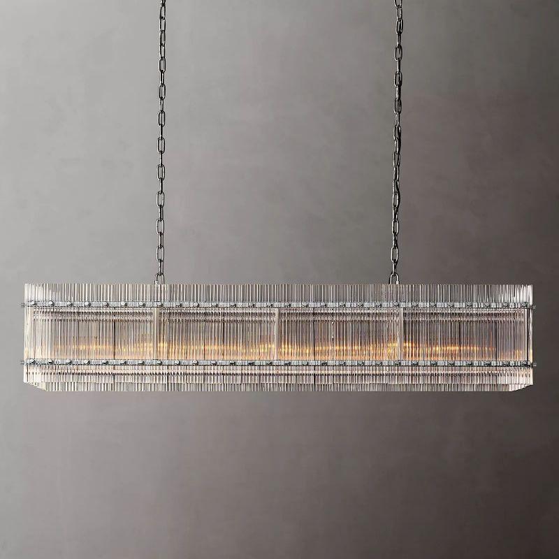 San Marco Rectangular Chandelier 54" - Dawn Lamps