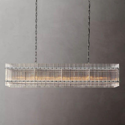 San Marco Rectangular Chandelier 54" - Dawn Lamps