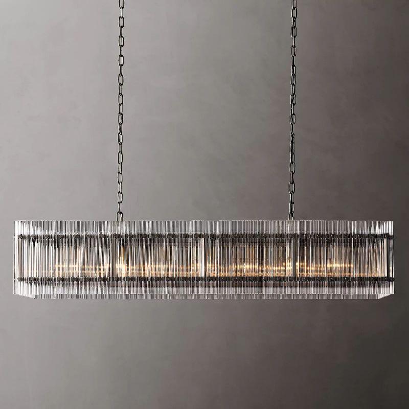 San Marco Rectangular Chandelier 54" - Dawn Lamps