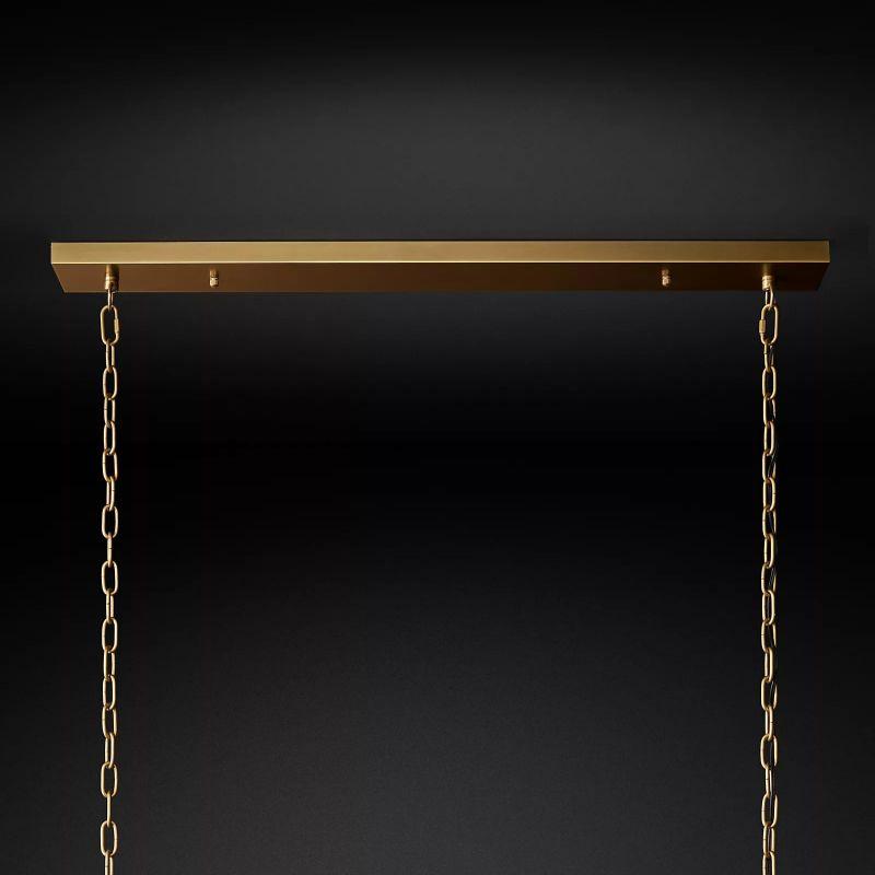 San Marco Rectangular Chandelier 72" - Dawn Lamps