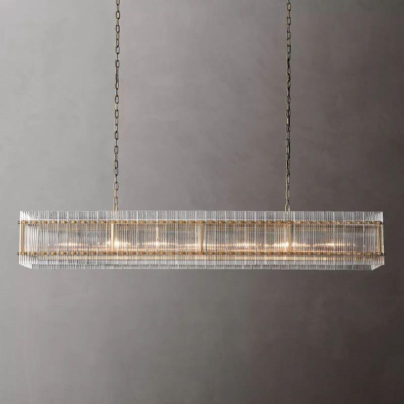 San Marco Rectangular Chandelier 72" - Dawn Lamps
