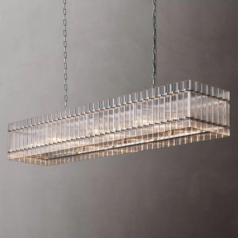 San Marco Rectangular Chandelier 72" - Dawn Lamps