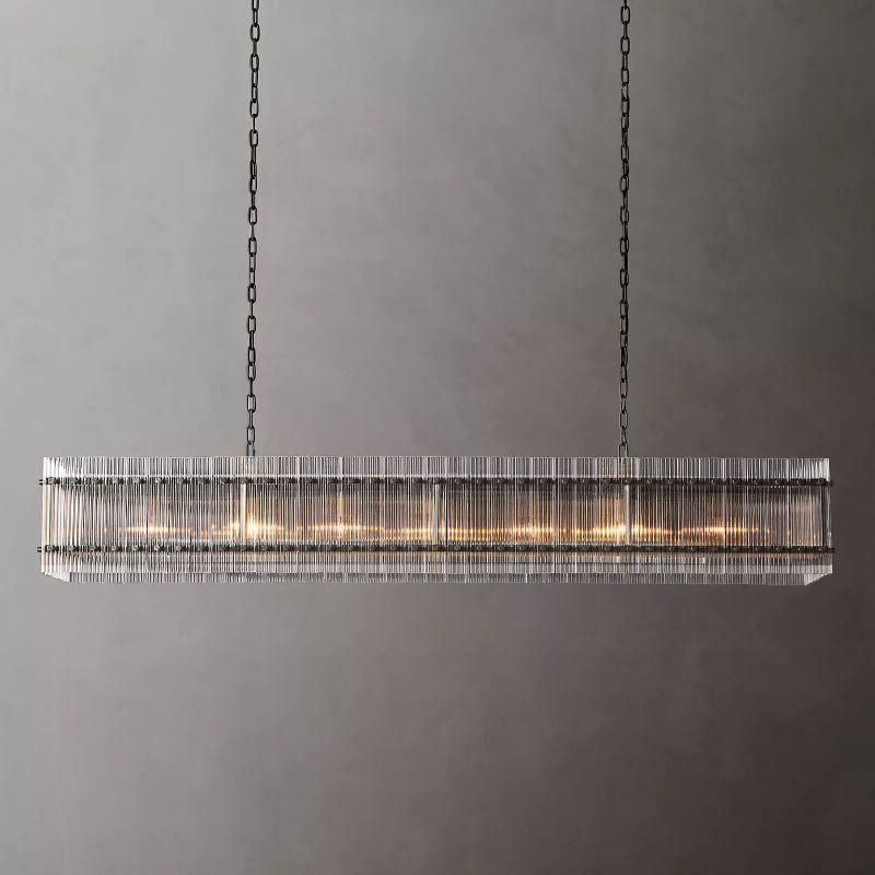 San Marco Rectangular Chandelier 72" - Dawn Lamps