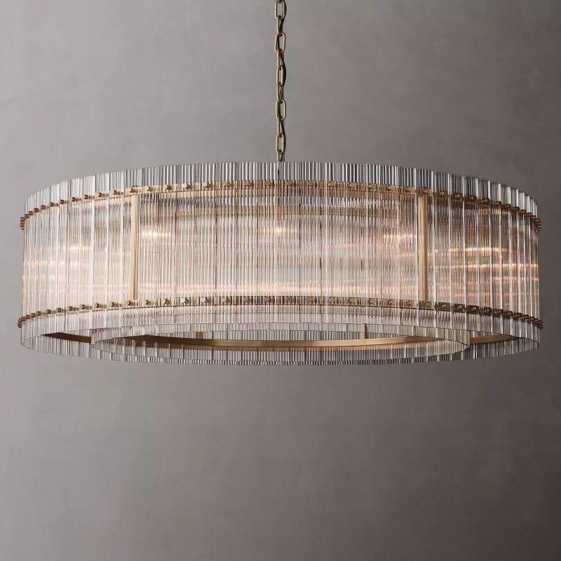 San Marco Round Chandelier 60" - Dawn Lamps