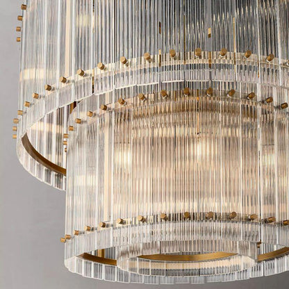 San Marco Two-tier Luxury Round Chandelier 37" - Dawn Lamps