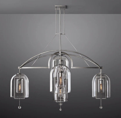 Fulcrum Round Chandelier 73" 5-Lights - Dawn Lamps