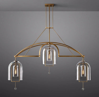 Fulcrum Round Chandelier  73" 3-Lights - Dawn Lamps