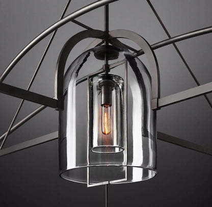 Fulcrum Round Chandelier 61" 5-Lights - Dawn Lamps