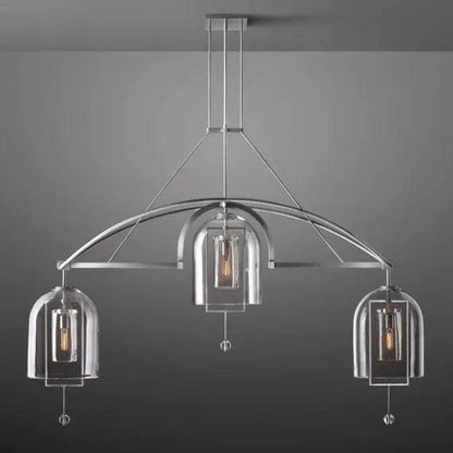 Fulcrum Round Chandelier  73" 3-Lights - Dawn Lamps