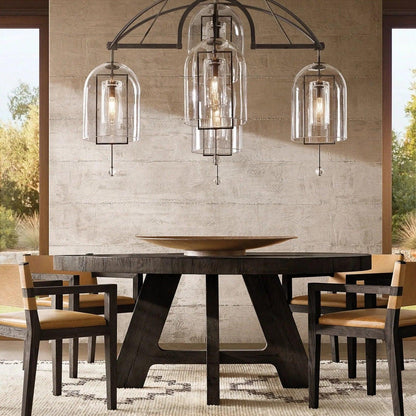 Fulcrum Round Chandelier 73" 5-Lights - Dawn Lamps