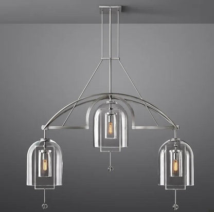Fulcrum Round Chandelier 61"  3-Lights - Dawn Lamps