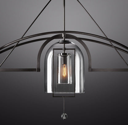 Fulcrum Linear Chandelier 73" 3-Lights - Dawn Lamps