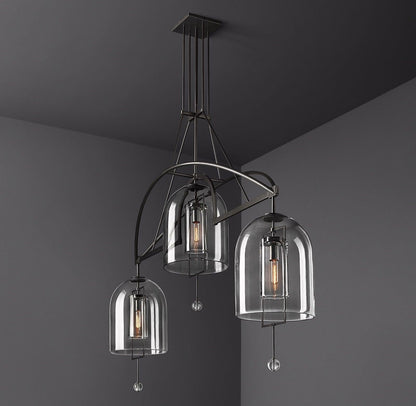 Fulcrum Linear Chandelier 73" 3-Lights - Dawn Lamps