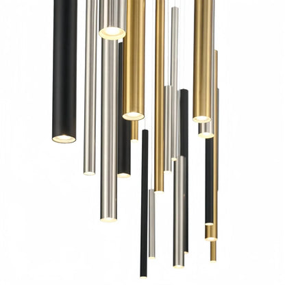 Santana Modern Linear Multi Light Pendant for Kitchen Island - 42"L x 10"W x 1.25"HAntique BrassDawn Lamps