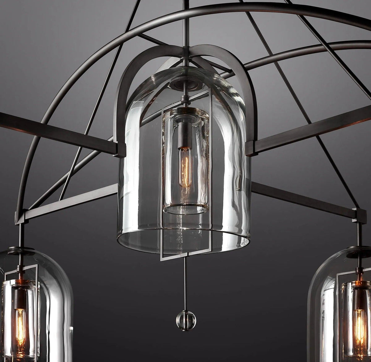 Fulcrum Round Chandelier 73" 5-Lights - Dawn Lamps
